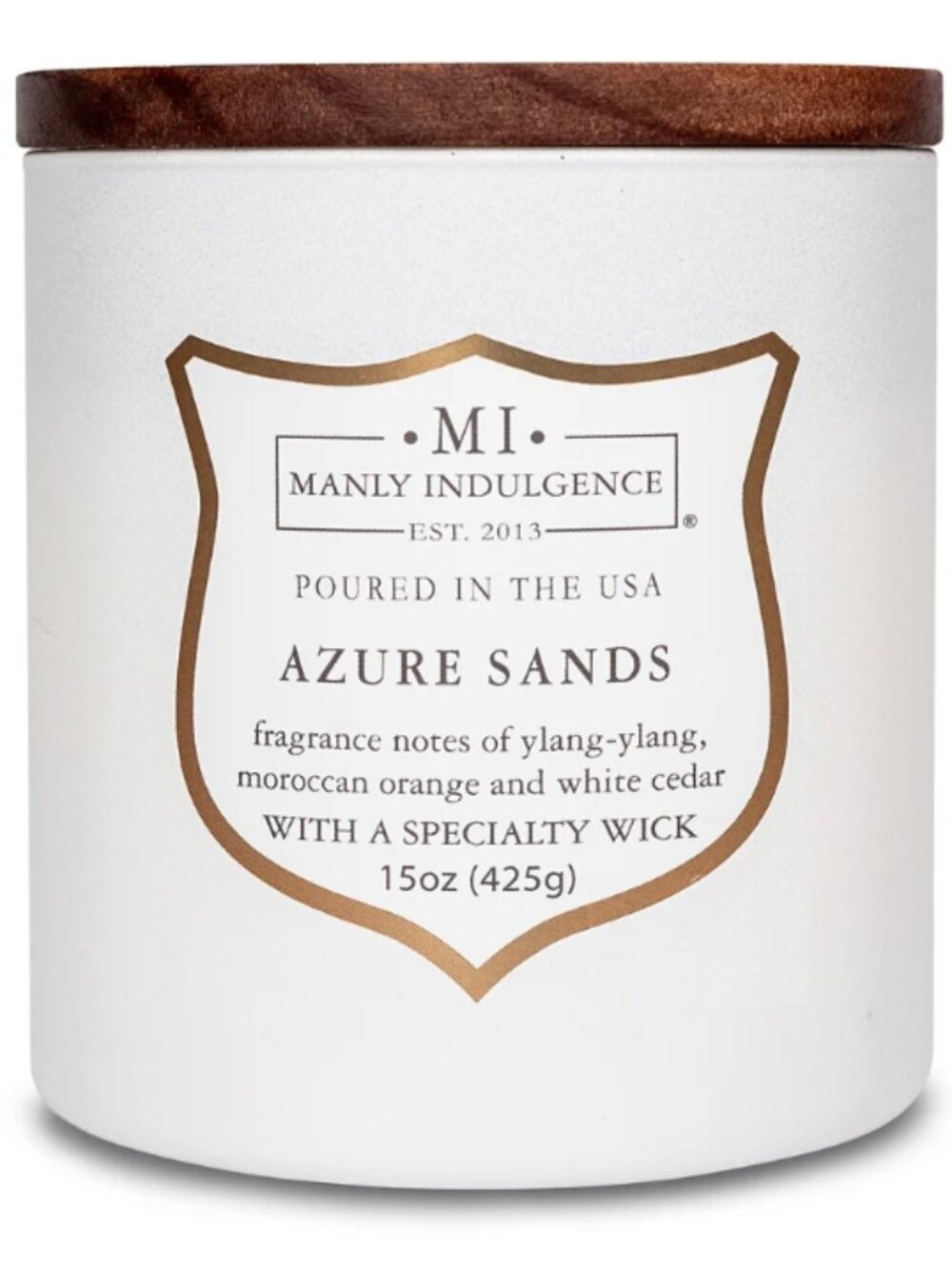 NWT Manly Indulgence Signature Collection Azure 15 oz Candle